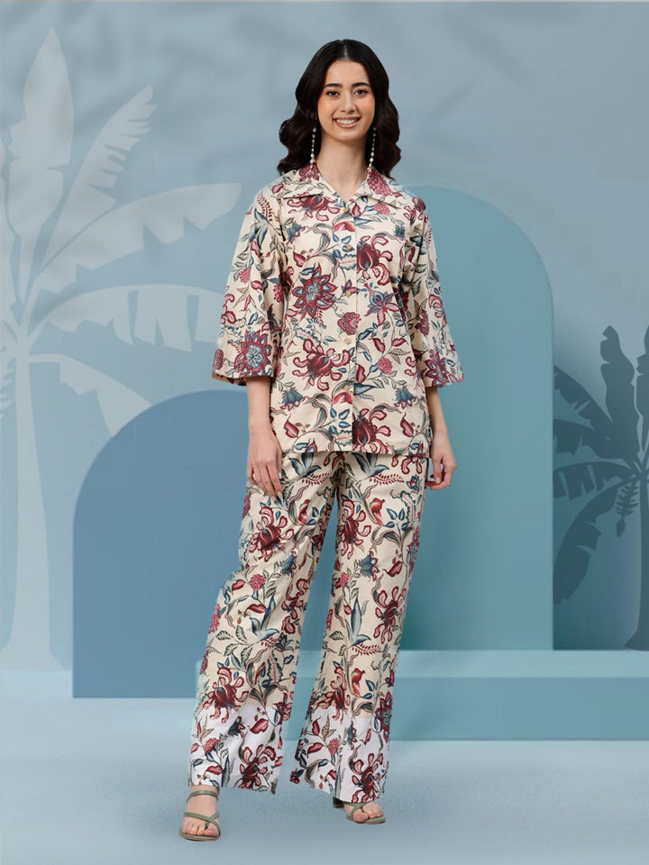 Coromandal Chintz Printed Coordset