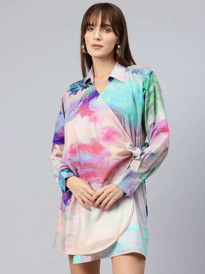 Plush Cloudscape Dress