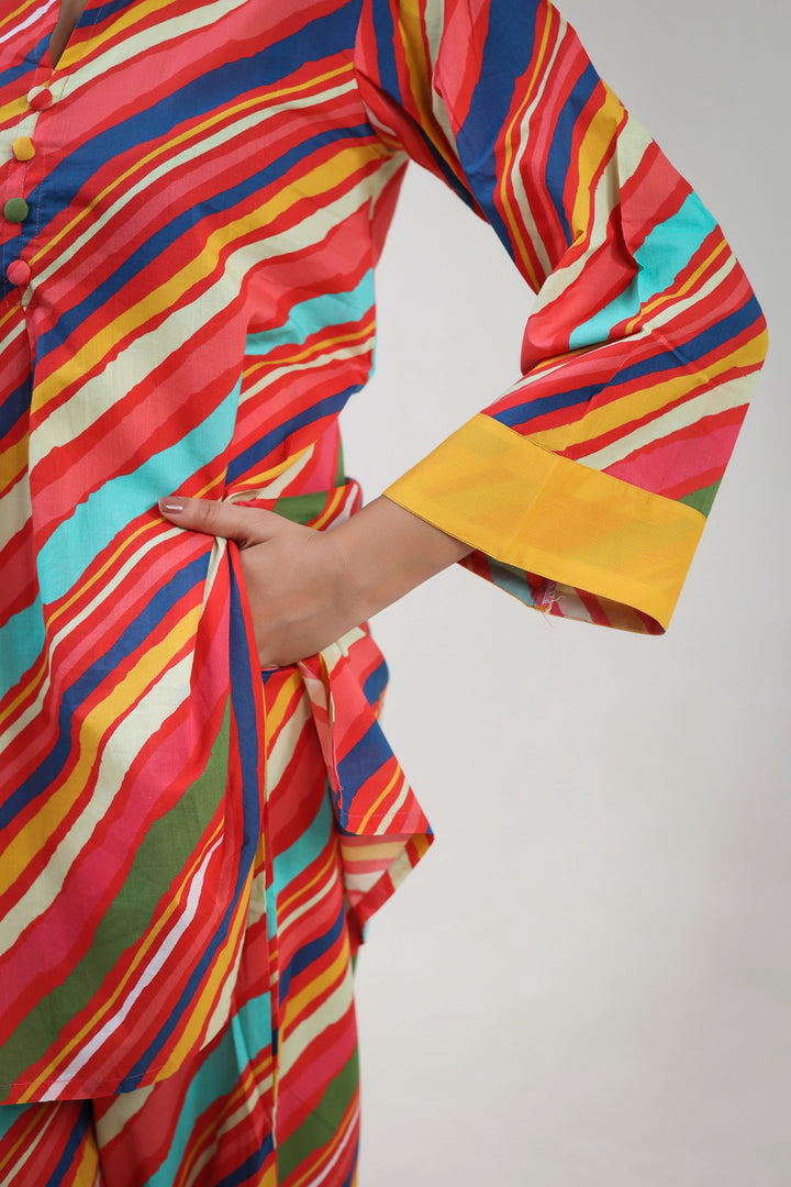 Lehriya printed coordset