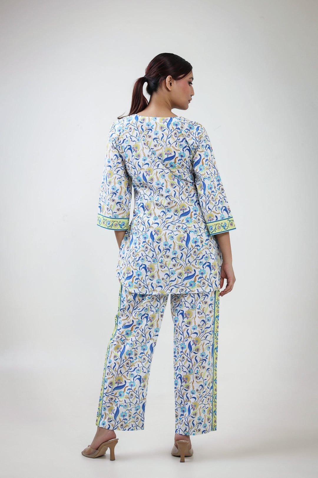 Gul jal printed coordset