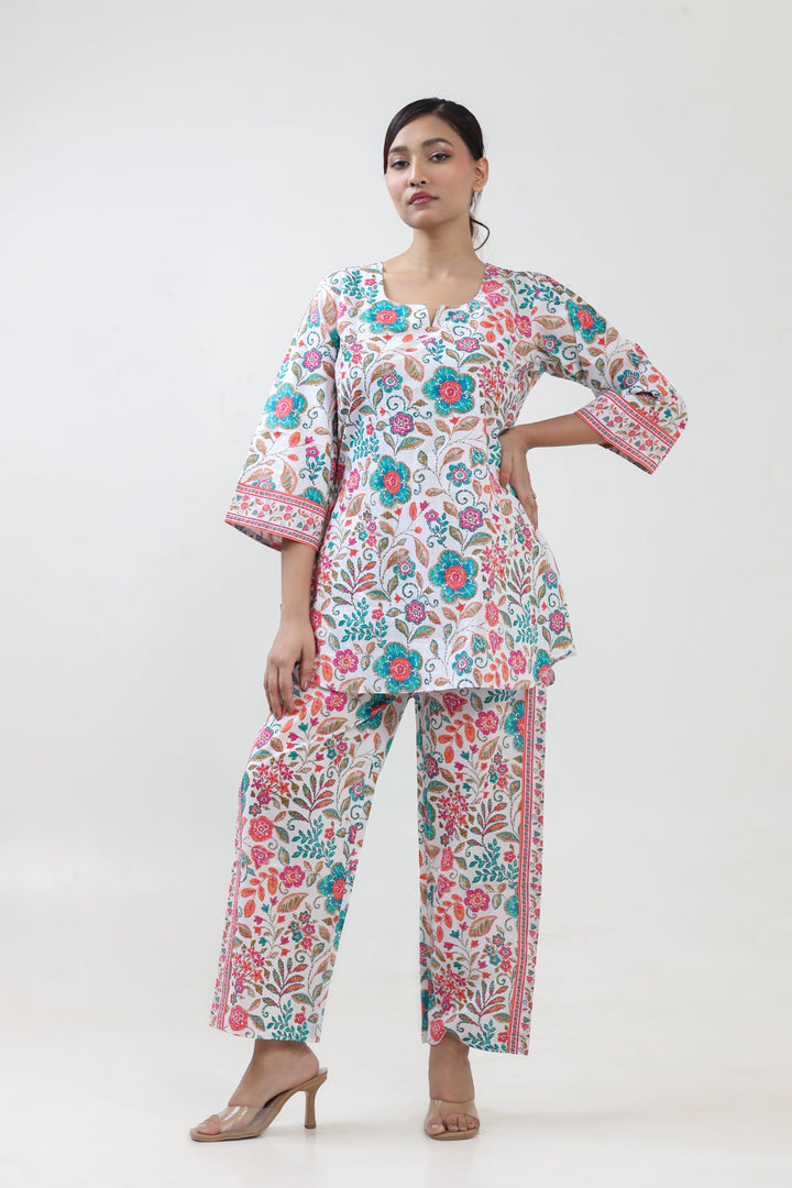 Stitchline floral printed coordset