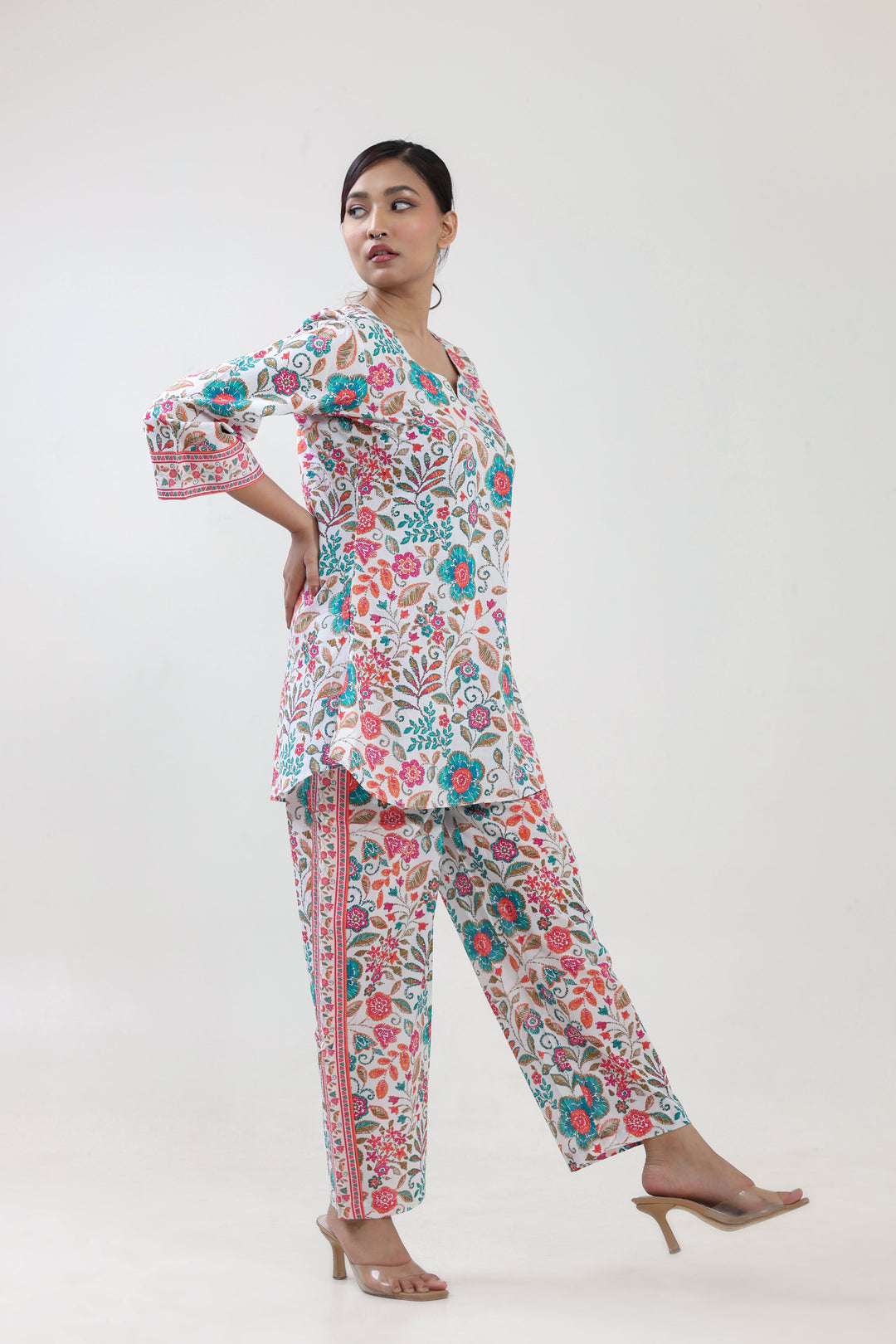 Stitchline floral printed coordset