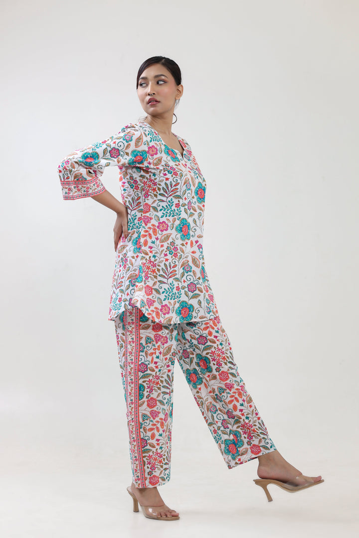 Stitchline floral printed coordset