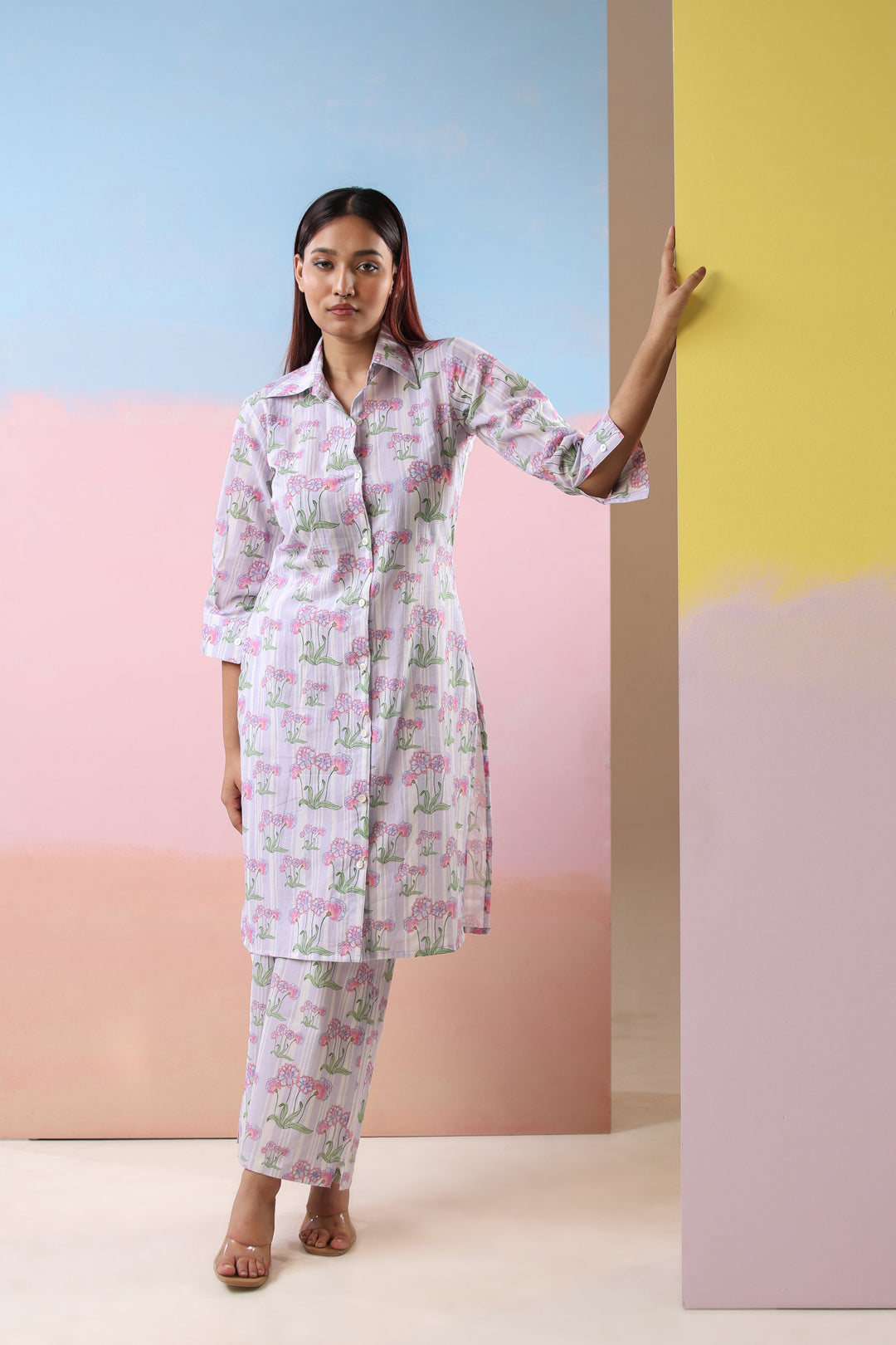 Nature flura printed coordset