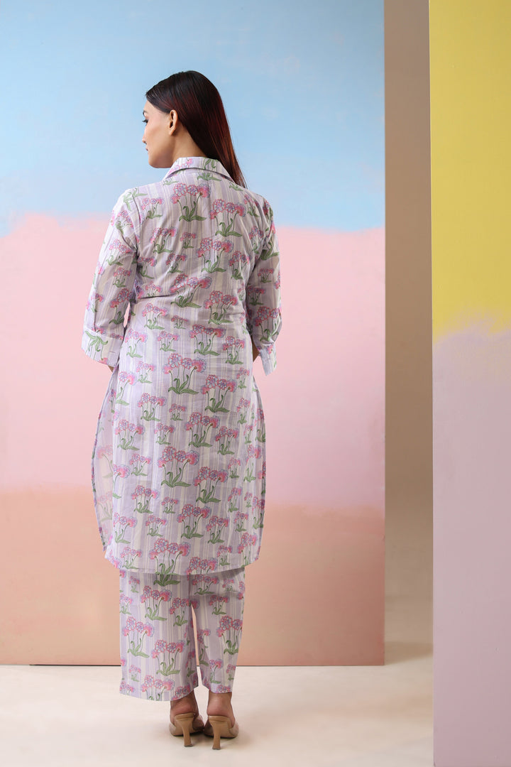 Nature flura printed coordset