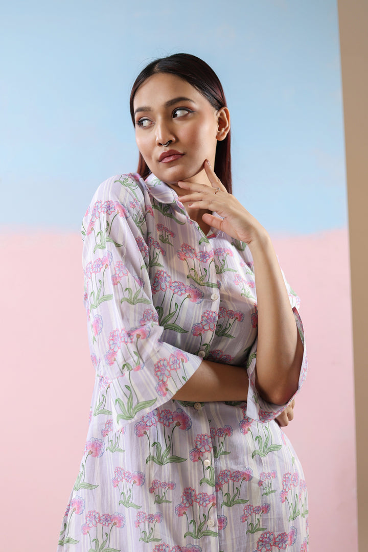 Nature flura printed coordset