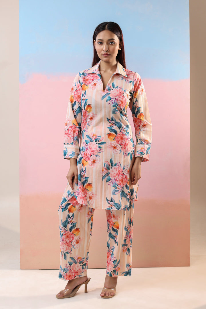 Silkroute printed coordset