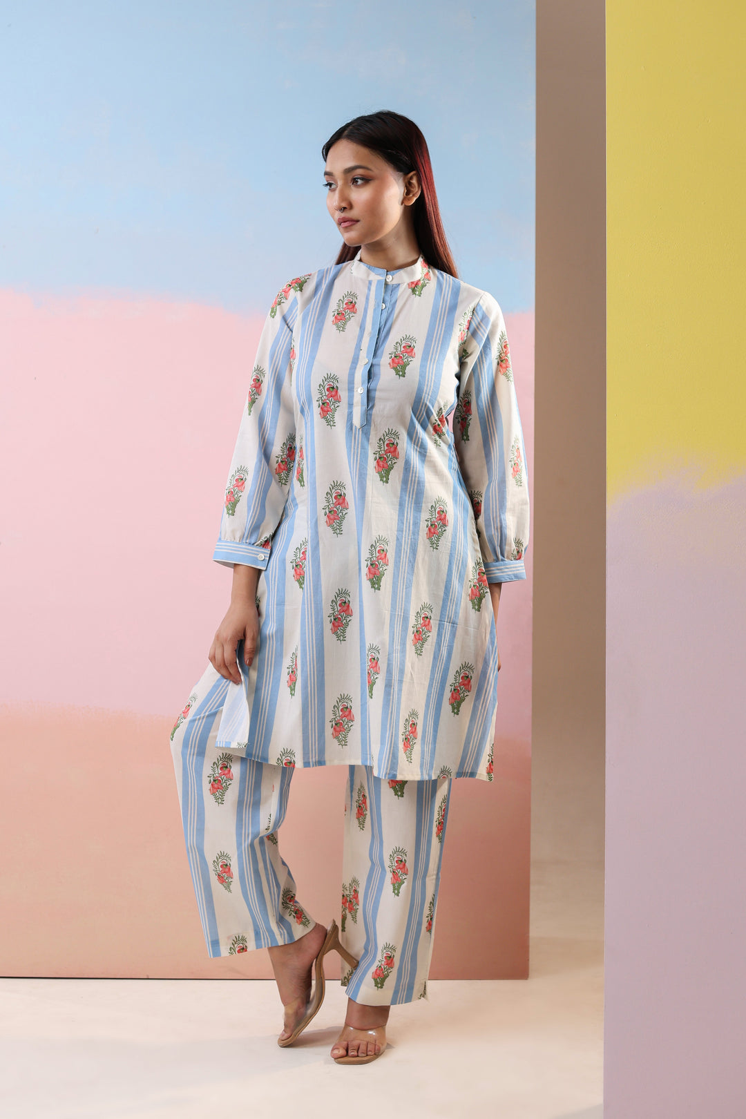 Bar palladio printed coordset