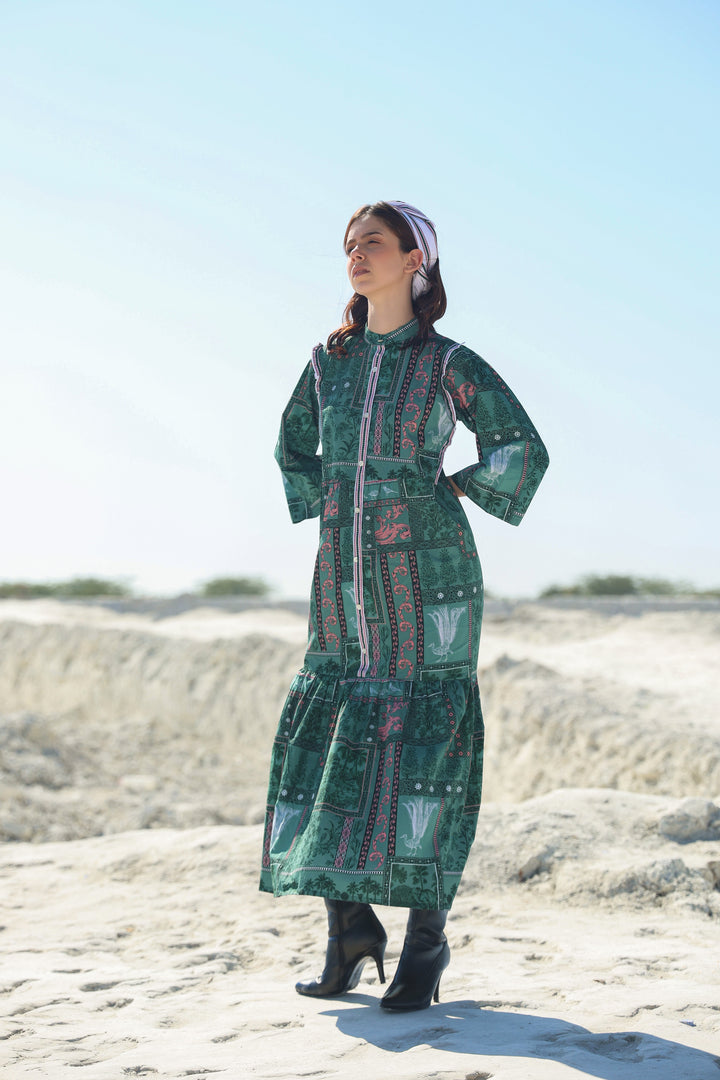 Alure bloom tier Maxi dress