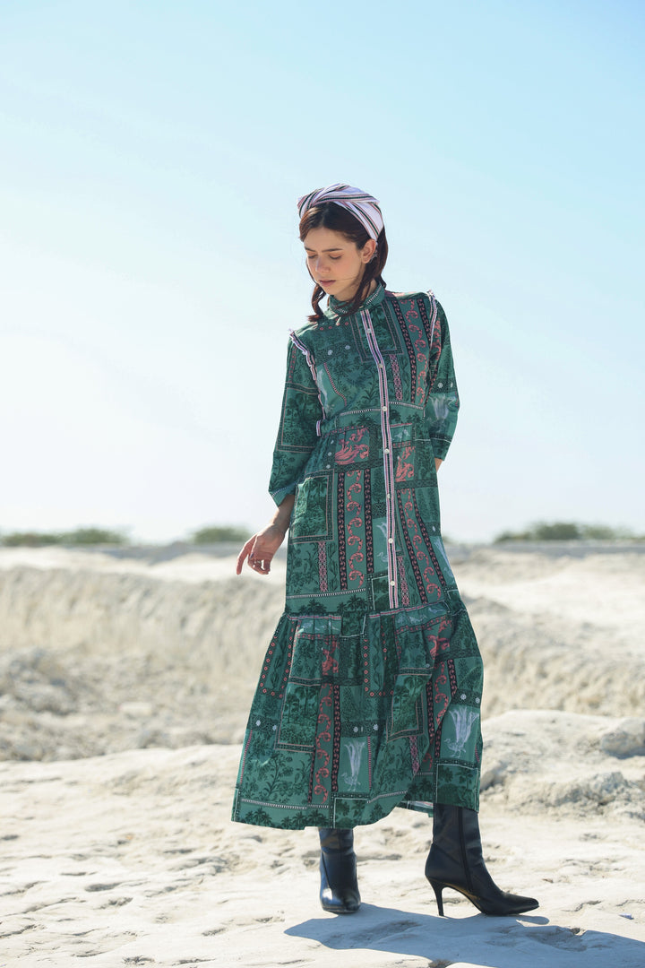 Alure bloom tier Maxi dress