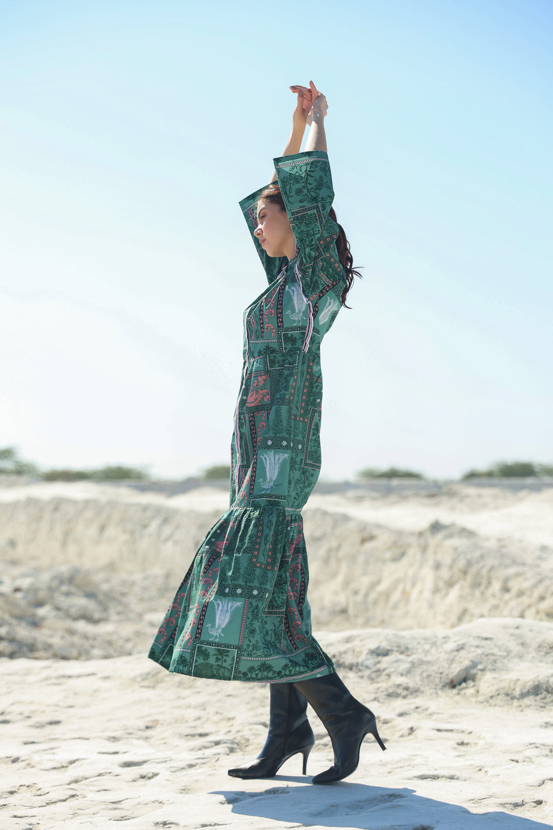 Alure bloom tier Maxi dress