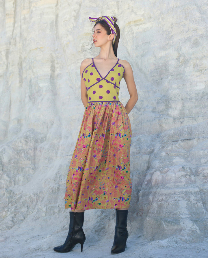 Candy blossom Midi dress