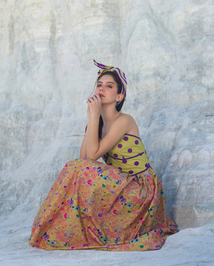 Candy blossom Midi dress