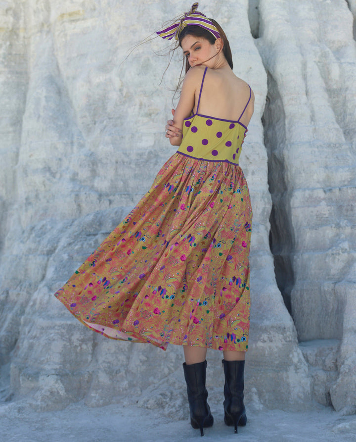 Candy blossom Midi dress