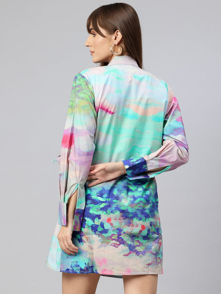 Plush Cloudscape Dress
