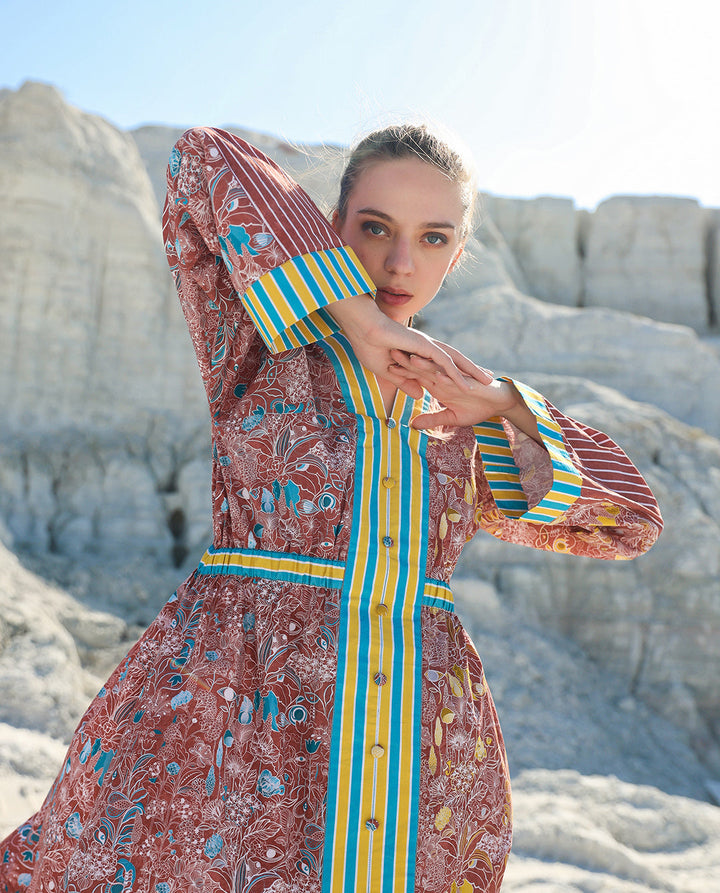 Candy eye Midi dress