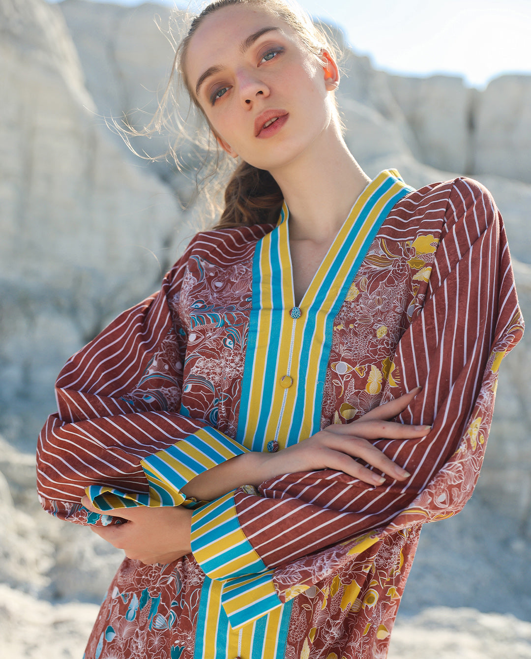 Candy eye Midi dress