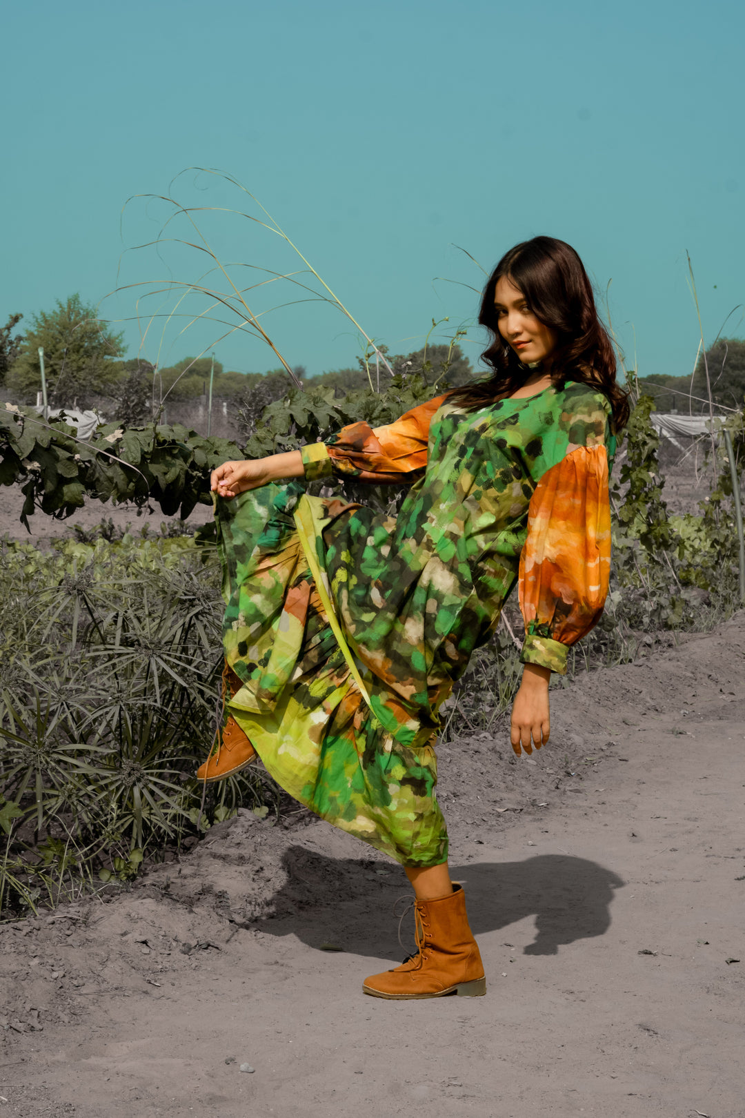Gardenia Tire Dress